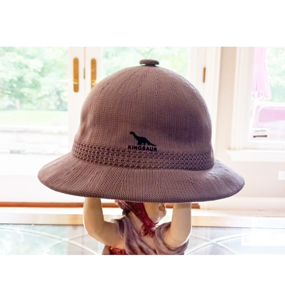 Bucket Hat Gray Solid-Knit Kingsaur Limited Edition Available